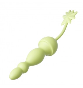 MizzZee - Lucky Leaf Vibrating Anal Butt Plug (Support APP Mini Programs - Chargeable)
